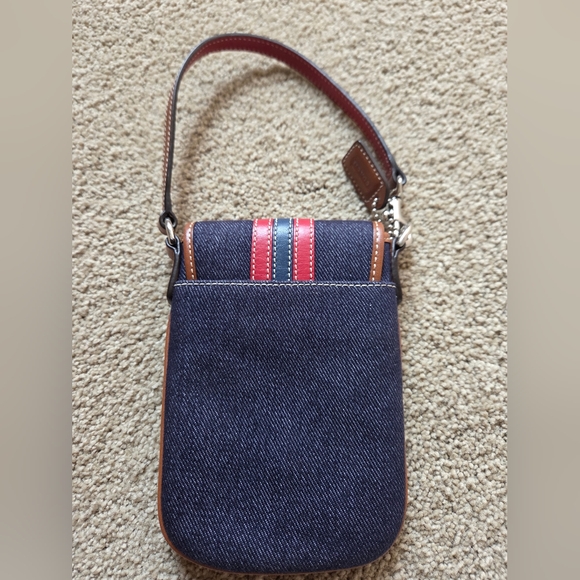 Coach Denim and Leather Crossbody Bag - Picture 2 of 4